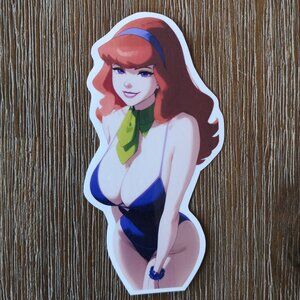 6" Scooby Doo Daphne Waifu Ecchi Sticker Anime Vinyl Decal CANADA MADE